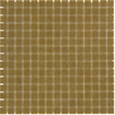 The Mosaic Factory Amsterdam mozaïektegel - 32.2x32.2cm - wand en vloertegel - Vierkant - Glas Light Brown Mat SW62110