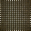 The Mosaic Factory Amsterdam mozaïektegel - 32.2x32.2cm - wand en vloertegel - Vierkant - Glas Brown Mat SW62112