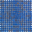 The Mosaic Factory Amsterdam mozaïektegel - 32.2x32.2cm - wand en vloertegel - Vierkant - Glas Blue glans SW62142