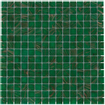 The Mosaic Factory Amsterdam mozaïektegel - 32.2x32.2cm - wand en vloertegel - Vierkant - Glas Medium Green glans SW62148