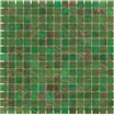 The Mosaic Factory Amsterdam mozaïektegel - 32.2x32.2cm - wand en vloertegel - Vierkant - Glas Green glans SW62149