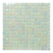The Mosaic Factory Amsterdam mozaïektegel - 32.2x32.2cm - wand en vloertegel - Vierkant - Glas Light Green glans SW62155