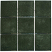The Mosaic Factory Kasba mozaïektegel - 30x30cm - wandtegel - Vierkant - Porselein Forest Green glans SW798755