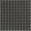 The Mosaic Factory London mozaïektegel - 30x30cm - wand en vloertegel - Vierkant - Porselein Black Mat SW104832