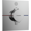 Hansgrohe Showerselect Doucheset - inbouwdeel - thermostaatkraan - hoofddouche - douchearm - chroom SW1204550