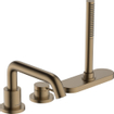 Hansgrohe Tecturis 3-gats badrandkraan en sbox brushed bronze SW918625