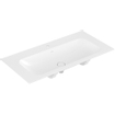 Villeroy & Boch Finion meubelwastafel 1 kraangat 100x50cm Ceramic+ met verdekte overloop stone white SW209577