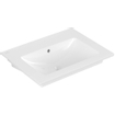 Villeroy & Boch Venticello wastafel zonder kraangat 65x50cm met overloop wit 1025148