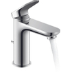 Duravit Wave Wastafelmengkraan - m-size - eengreeps - met waste - voorsprong 12.2cm - chroom glans SW961886