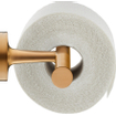 Duravit Starck T Toiletrolhouder - dubbel - zonder klep - brons geborsteld SW961891