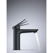Duravit Wave Wastafelmengkraan - m-size - eengreeps - zonder waste - voorsprong 12.2cm - zwart mat SW962395