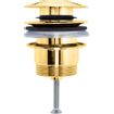 Duravit Universeel wastafelplug pop-up gepolijst goud SW997779