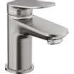 Duravit Wave Wastafelmengkraan - s-size - eengreeps - zonder waste - voorsprong 9.5cm - RVS geborsteld SW997827