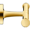Duravit Starck T Toiletrolhouder - dubbel - zonder klep - goud gepolijst SW997781