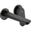Duravit Wave Wastafelmengkraan - inbouw - 2 gats - eengreeps - voorsprong 20.2cm - zwart mat SW997768