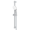 GROHE Tempesta 110 Glijstangset - 60cm - ronde handdouche - 3 straalsoort - gladde doucheslang - chroom SW999157