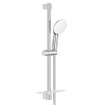 GROHE Tempesta 110 Glijstangset - 60cm - ronde handdouche - 3 straalsoorten - gladde doucheslang - met zeephouder - chroom SW999081