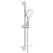 GROHE Tempesta 110 Cube Glijstangset - 60cm - vierkante handdouche - 2 straalsoorten - gladde doucheslang - met zeephouder - chroom SW999096