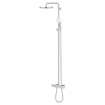 GROHE Tempesta System 250 Regendoucheset - 25cm - hoofddouche - ronde handdouche - 2 straalsoorten - met badthermostaat - chroom SW999103