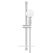 GROHE Tempesta 110 Glijstangset - 60cm - ronde handdouche - 2 straalsoorten - gladde doucheslang - met zeephouder - chroom SW999135