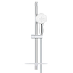 GROHE Tempesta 110 Glijstangset - 60cm - ronde handdouche - 3 straalsoorten - gladde doucheslang - met zeephouder - chroom SW999081