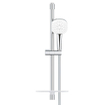 GROHE Tempesta 110 Cube Glijstangset - 60cm - vierkante handdouche - 3 straalsoorten - gladde doucheslang - met zeephouder - chroom SW999104