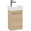 Villeroy & Boch Avento wastafelonderbouwkast 1 deur 34x51.4x20.2cm rechts nordic oak SW448413