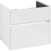 Villeroy & Boch Collaro wastafelonderkast 60.4x54.6cm 2 lades Glossy white SW479543