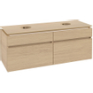Villeroy & Boch Legato wastafelonderkast 140x55cm 4 lades Nordic oak SW479587