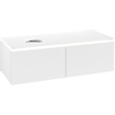 Villeroy & Boch Legato wastafelonderkast 120x38cm 2 lades White matt SW479875
