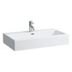 Laufen Living City wastafel 80x46x15.5cm zonder kraangat met overloop keramiek wit 0081277