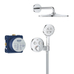 GROHE Grohtherm Smartcontol Perfect Mono Doucheset - inbouw thermostaat - hoofdoucheset - 31cm - chroom SW1077213