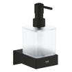 GROHE Selection Cube Wandhouder - voor zeepdispenser/zeepchaal/glas - phantom black SW1077538