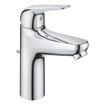 GROHE Euroeco Wastafelmengkraan - m-size - met trekwaste - chroom SW1077216