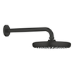 GROHE Tempesta 210 Hoofddouche - 21cm - 1 straalsoort - wandarm 28.6cm - mat zwart SW1077257
