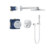 Grohe Grohtherm smartcontrol Perfect showerset compleet hard graphite geborsteld SW1077363