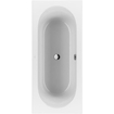 Villeroy & boch Loop duobad - 180x80cm - rechthoek/binnenbad ovaal - acryl Wit Alpin glans 0948475