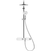 Duravit Shower Systems Douchesysteem - thermostaische mengkraan - HOH=15cm - slang 160cm - hoofddouche 23cm - handduche rond - chroom/wit hoogglans SW931437