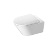 Duravit D-Neo wandtoilet met zitting 37x54x40cm Wit Hoogglans SW544305