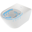 Duravit D-Neo wandtoilet met zitting 37x54x40cm Wit Hoogglans SW544305