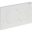Geberit Sigma01 bedieningsplaat - 2-toets spoeling - ronde knoppen - Alpien wit 0700518