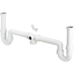 Viega Dubb.Afvoerverb.Met 2 Sifons 1 1/2"X40 Wit GA75416