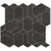 Atlas Concorde Boost Mozaiektegel - 30x35cm - 9mm - gerectificeerd - Porcellanato - Tarmac (Zwart) SW1129649