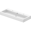 Duravit Vero wastafel 120x47cm 2 krgt met overloop gesl. wit 0293351