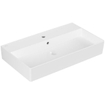 Villeroy & Boch Memento 2.0 wastafel voor handdoekhouders 80x47cm met overloop 1 kraangat ceramic+ stone white SW336052