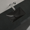 Villeroy & boch Loop & friends onderb.wastafel 45x28cm z/kr.gat m/overl. C+ black SW1162272
