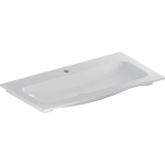 Geberit Icon meubelwastafel 90x48x13cm 1 wasbak 1 kraangat Midden zonder overloopgat Keramiek Wit glans SW546799
