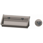 Intersan Sanilav wasgoot 120cm met 2 hartmengkranen inox 304 GA32531