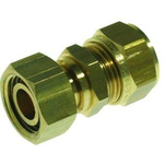 Vsh Knelfitting 3 delige koppeling 3 4 bi.x 22 mm met pakking messing GA69299