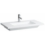 Laufen Living Square meubelwastafel 90x48x15cm 1 kraangat met overloop keramiek wit GA72816